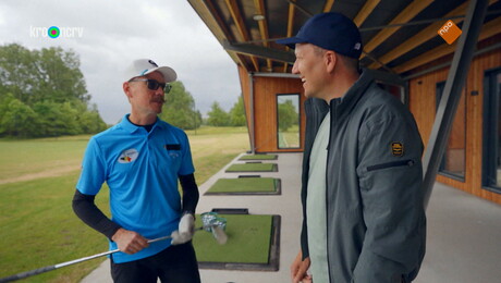 Klaas is voor één dag speedgolfer
